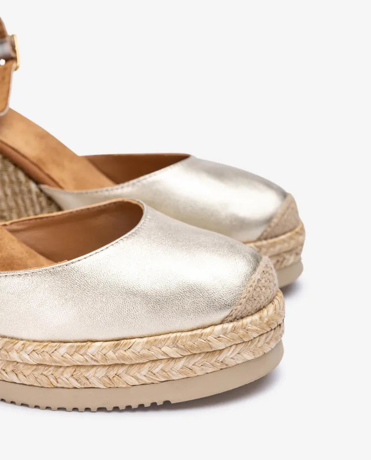 Unisa - Cameo Gold Espadrille [Preorder for May 30th]
