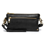 Depeche - 11998 Small leather bag with gold detail
