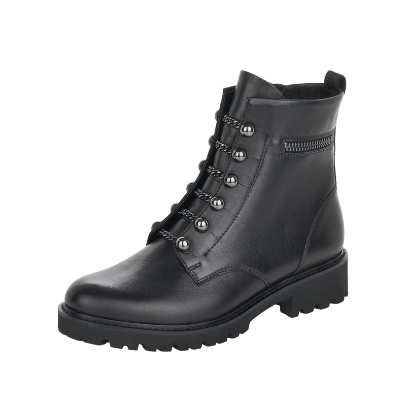 Remonte - D8670 Black Stud boot