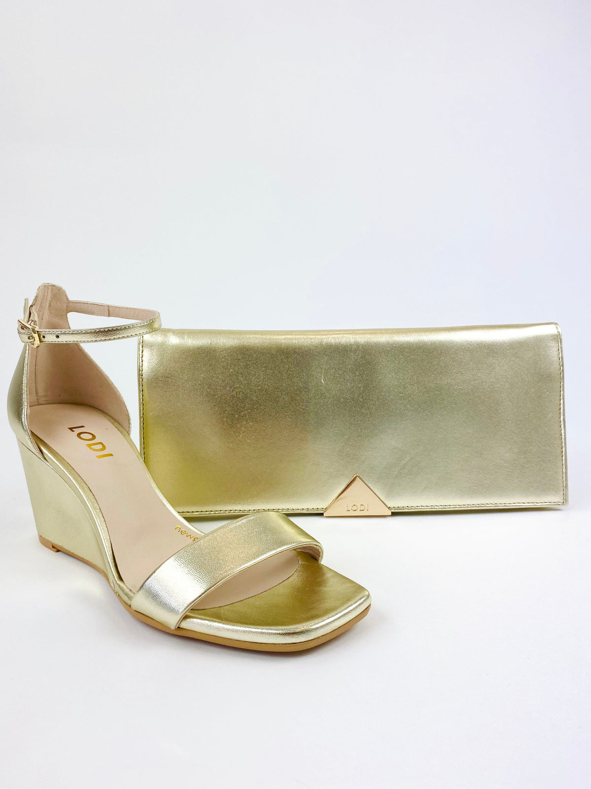 Lodi - Lismer Gold Wedge Sandal*