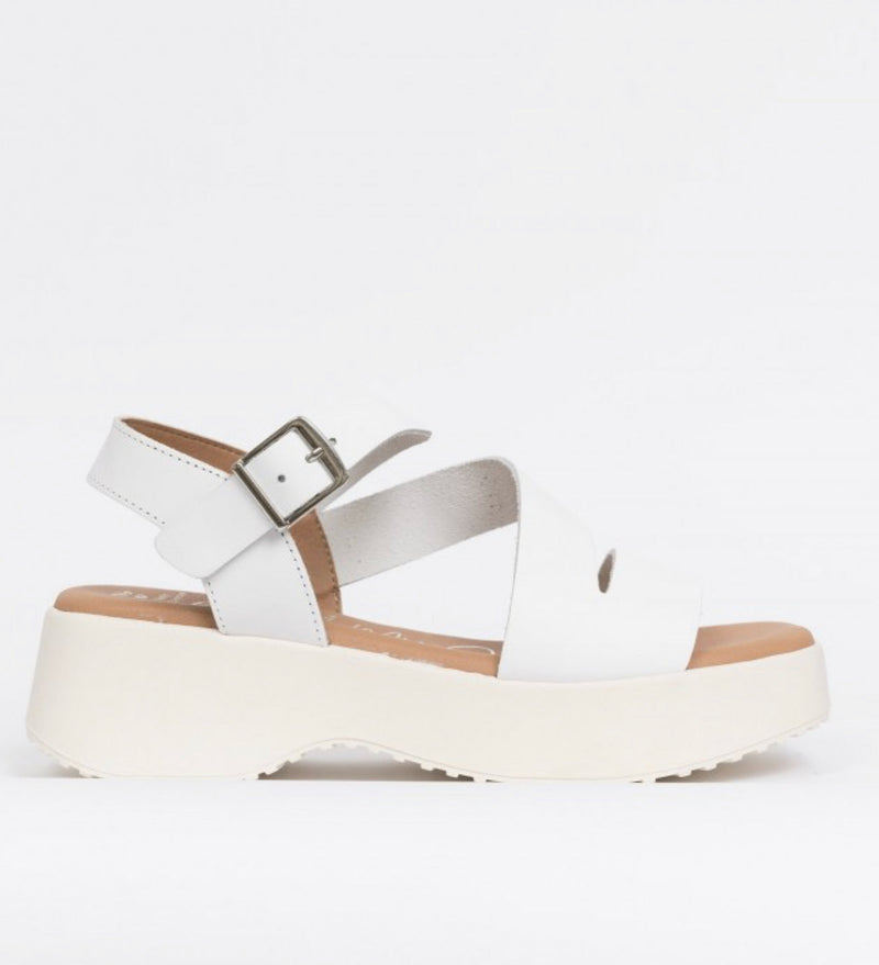 Oh My Sandals - 5196 White Strappy Sandal*