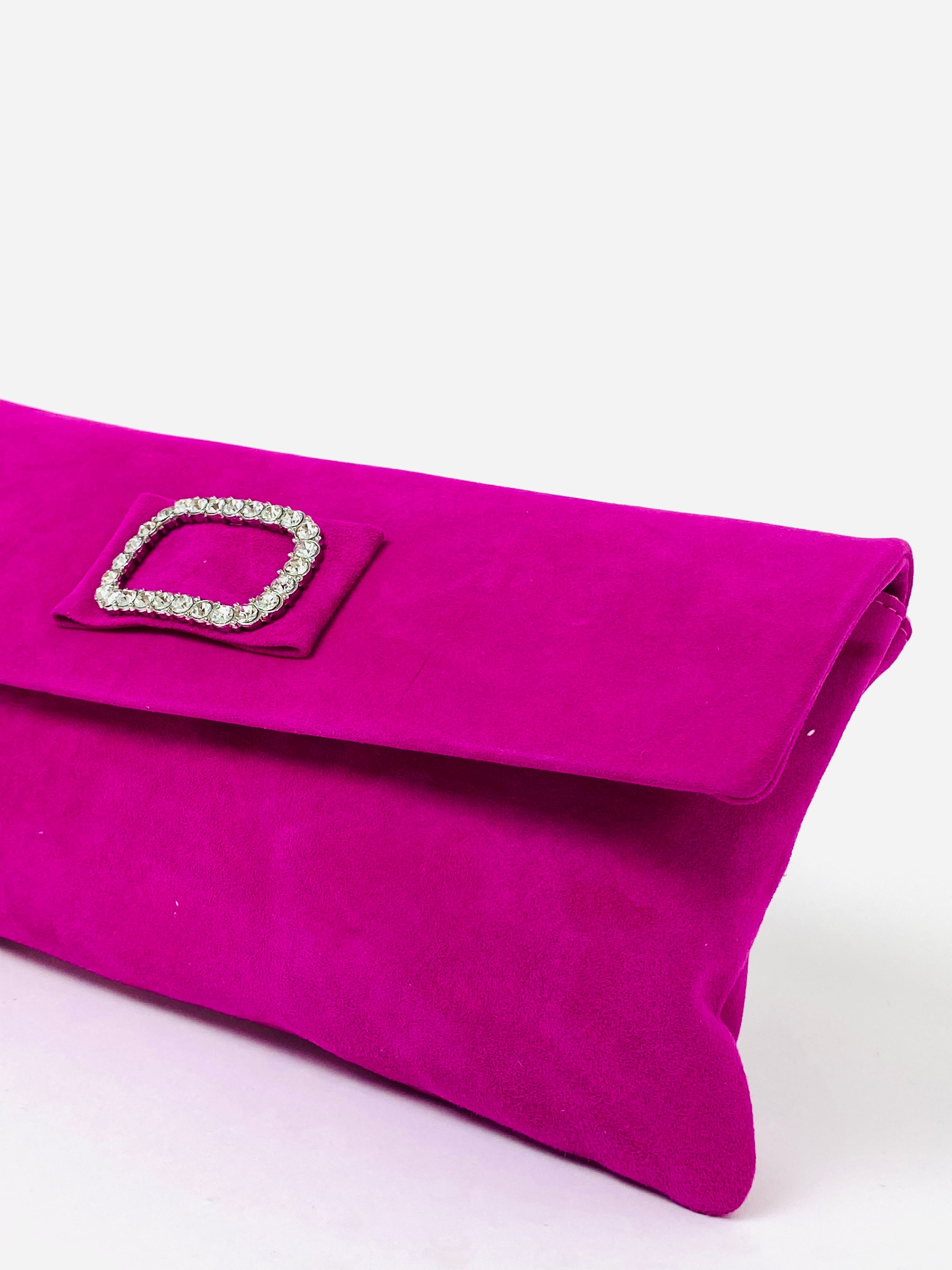 Le Babe Bomilly Fuschia Pink Clutch bag Murphys Shoe Store Limited