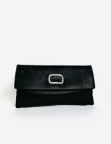 Le Babe - Bomilly Black Diamonte Clutch