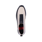 Rieker - N6352 Beige Black Zip Ankle Boot