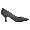 Brenda Zaro - Grey Leather Lined Court Shoes with a Suede Upper and Kitten Heel (5814472343710)
