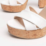 NeroGiardini - White Platform Sandal