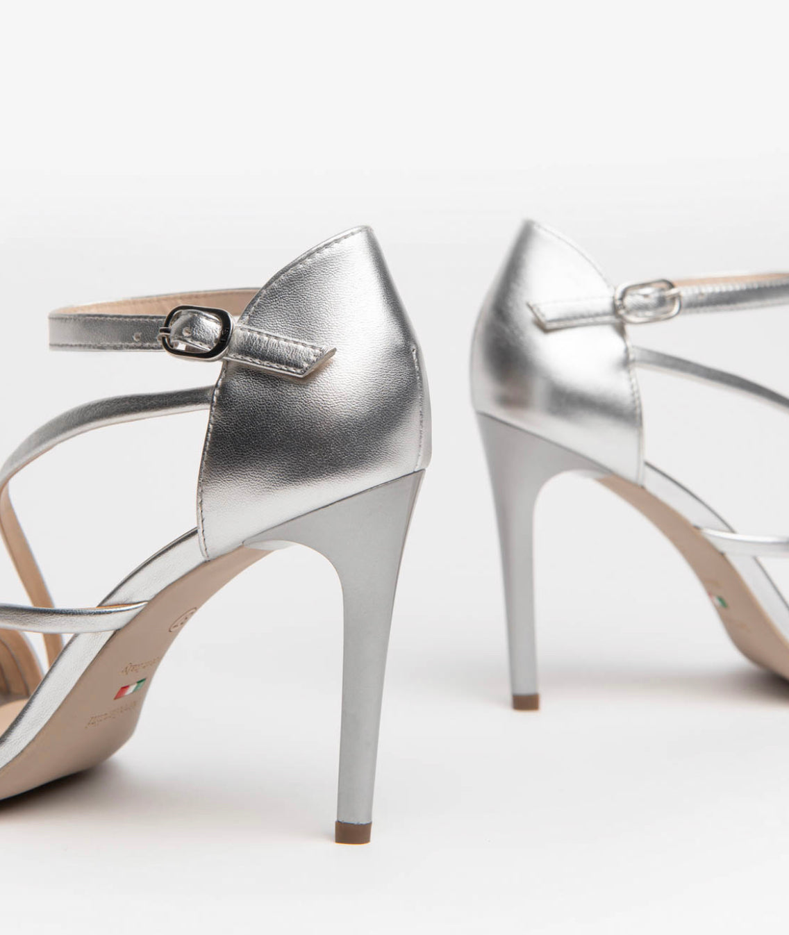 Nerogiardini- Silver Sandal