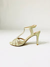 Sorento - Gold Shimmer Heel with Straps