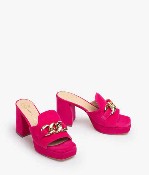 Unisa - Oberon Pink Platform Mule