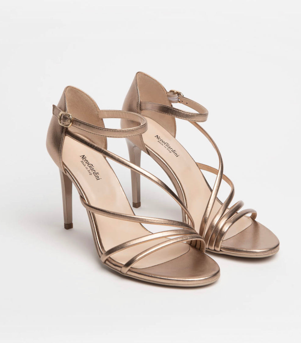 Nerogiardini- Rose Gold Sandal