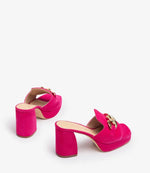 Unisa - Oberon Pink Platform Mule