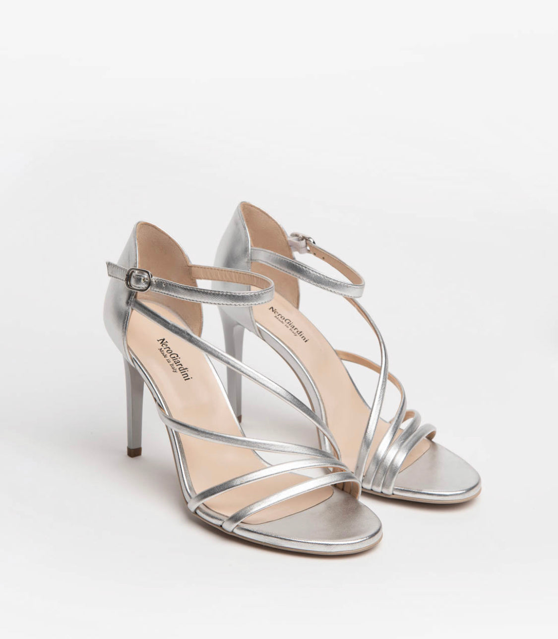 Nerogiardini- Silver Sandal